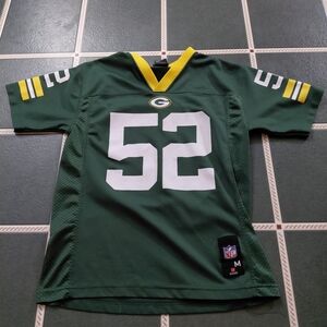 NFL Green Bay Packers #52 Green and Yellow Jersey (NFL)